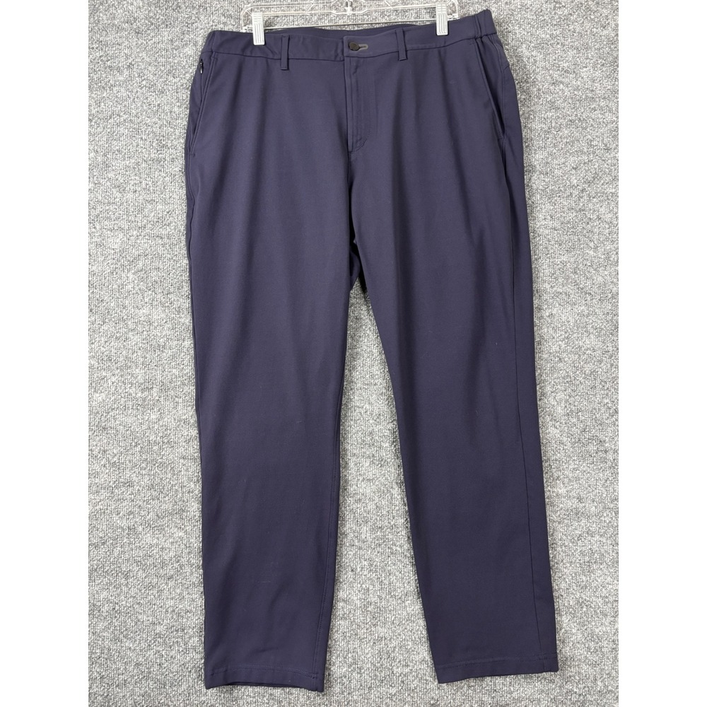 Public Rec Pants Mens 36x28 Navy Blue All Day Every Day Stretch Chino‎ Trousers